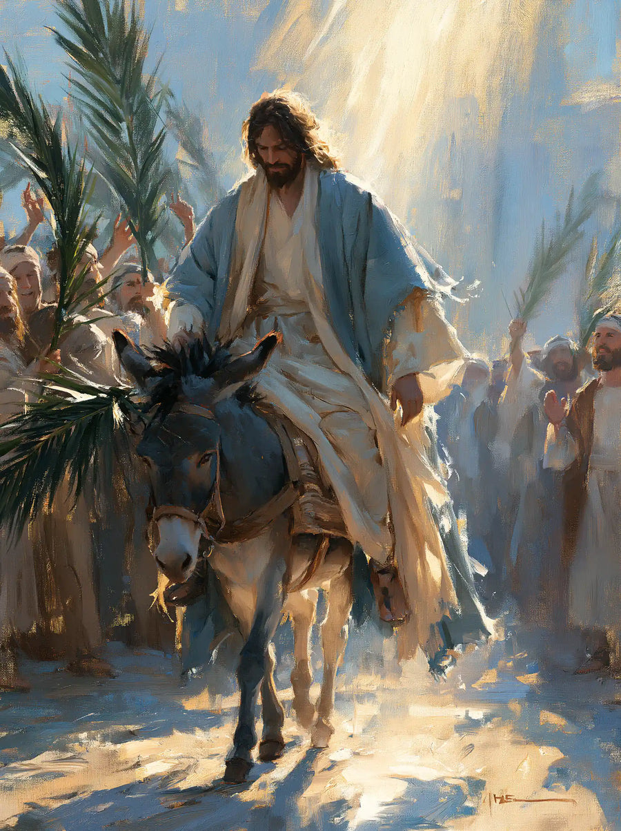 Jesus Enters Jerusalem – Impressionist · Portrait no. 10