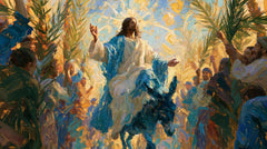 Jesus Enters Jerusalem – Post-Impressionist · Landscape no. 11