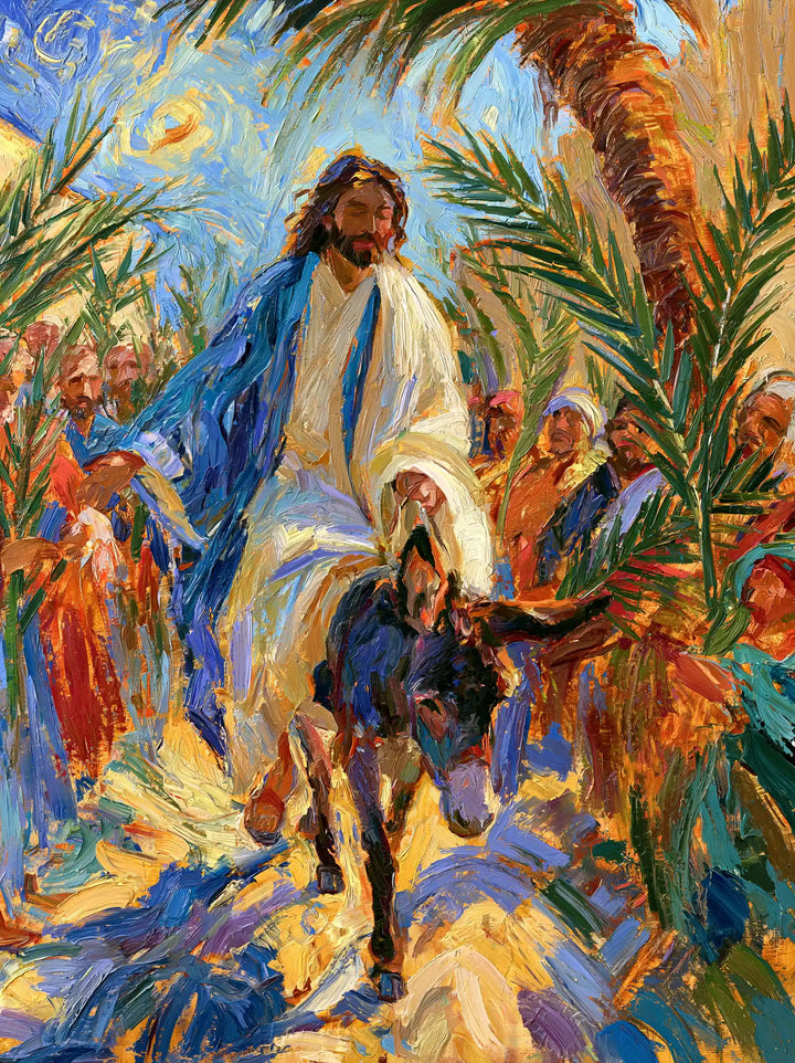 Jesus Enters Jerusalem – Post-Impressionist · Portrait no. 9