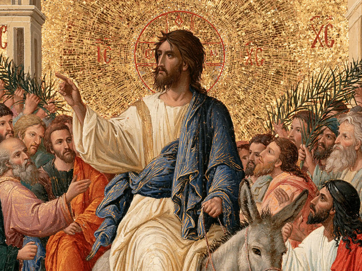 Jesus Enters Jerusalem – Sacred Gold · Landscape no. 7
