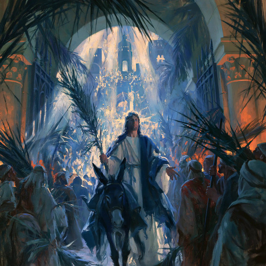 Jesus Enters Jerusalem – Symbolist · Square no. 3