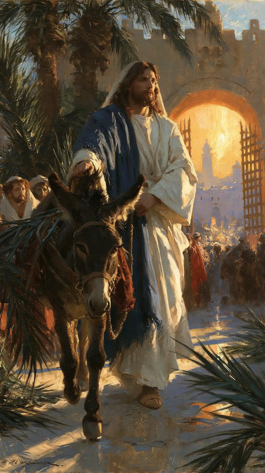 Jesus Enters Jerusalem – Symbolist · Portrait no. 4