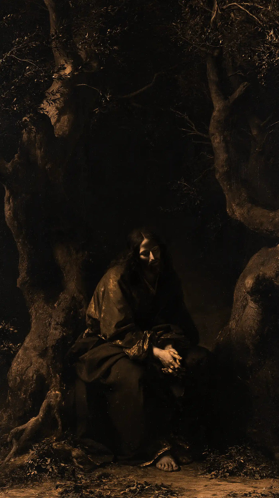 Jesus in Gethsemane — The Vigil within the Trees