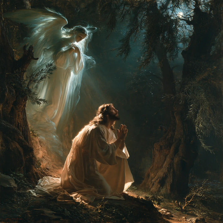 Jesus in Gethsemane — The Visit to the Turquoise Garden