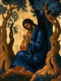 Jesus in Gethsemane — Orison beneath Deep Foliage