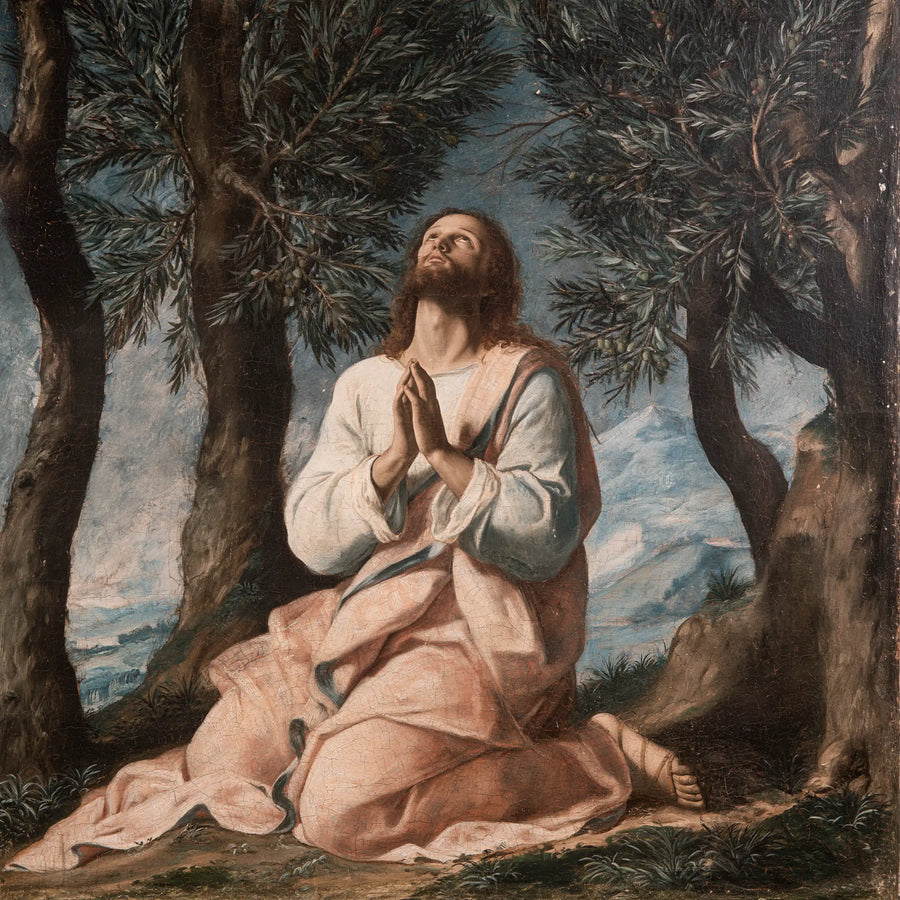 Jesus in Gethsemane - Florentine Renaissance · Square n° 4