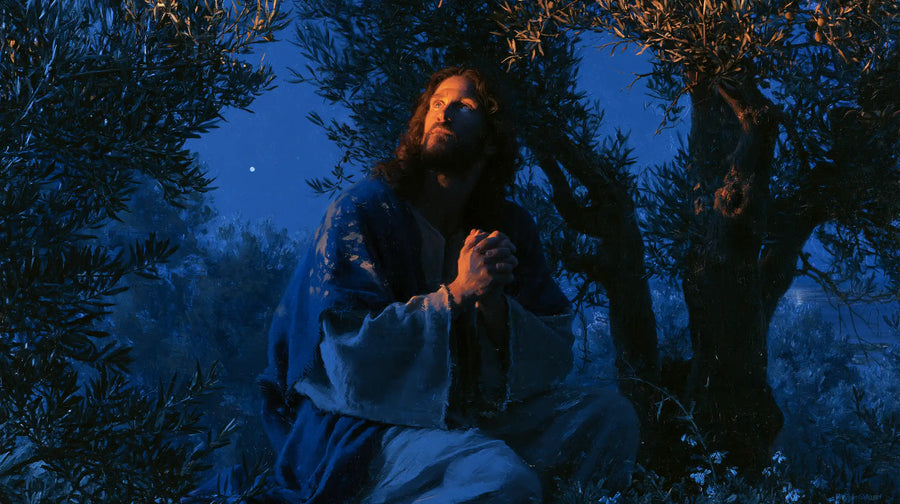 Jesus in Gethsemane — The Vigil of the Fiery Face