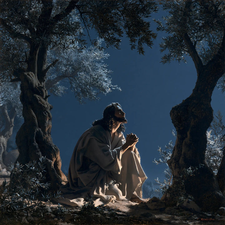 Jesus in Gethsemane — The Gaze into the Cloudless Sky