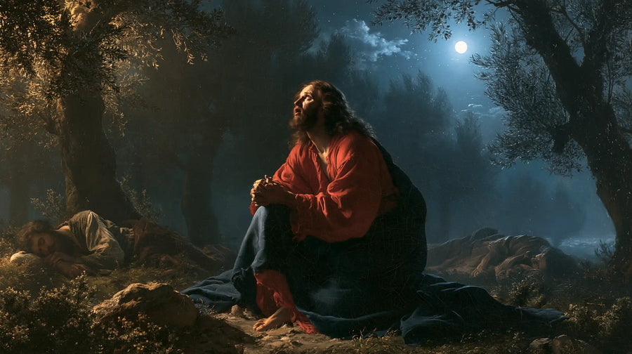 Jesus in Gethsemane — Prayer among Sleeping Breaths