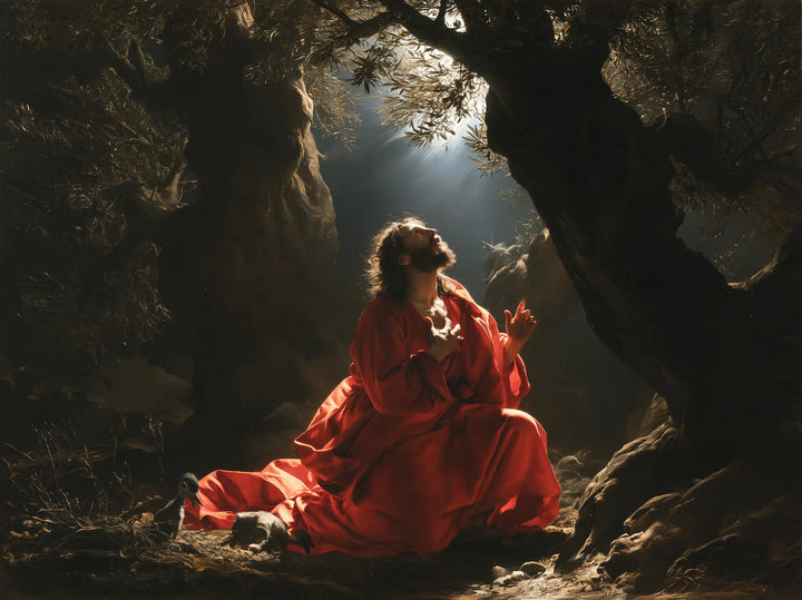 Jesus in Gethsemane - Theatrical Baroque · Landscape n° 5