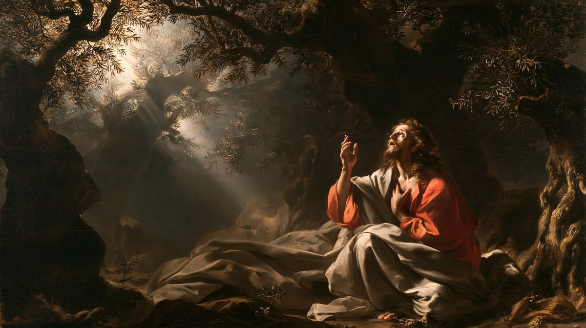 Jesus in Gethsemane - Theatrical Baroque · Landscape n° 9