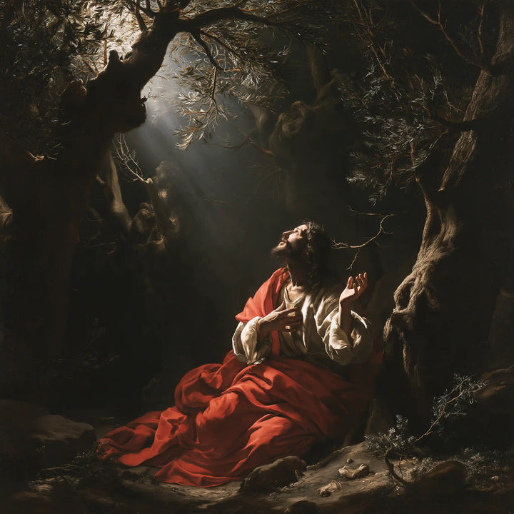 Jesus in Gethsemane — The Hand beside the Bare Bough