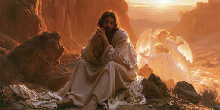 Jesus in the Desert - Angels After the Temptation · Landscape n° 20