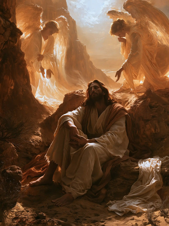 Jesus in the Desert - Angels After the Temptation · Portrait n° 32
