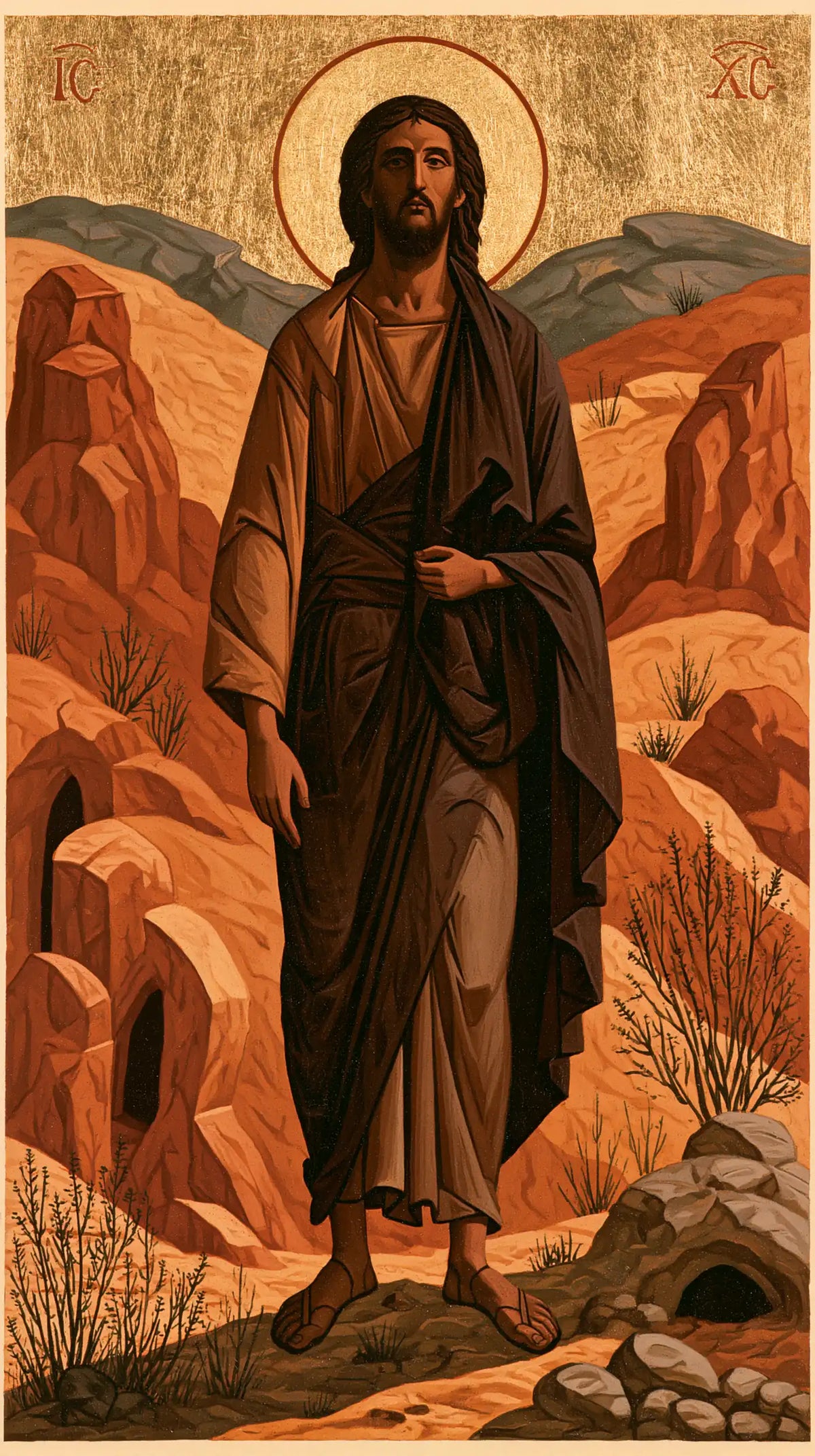 Jesus in the Desert — The Halt in the Maze of Red Rocks