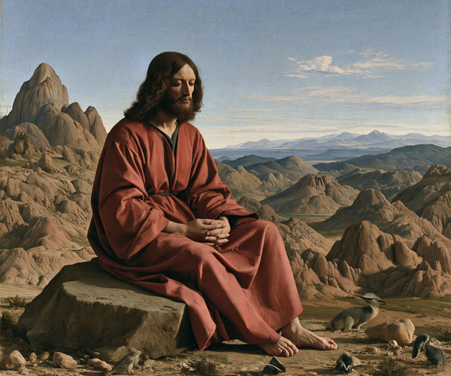 Jesus in the Desert — Meditation on the Mountain Seat