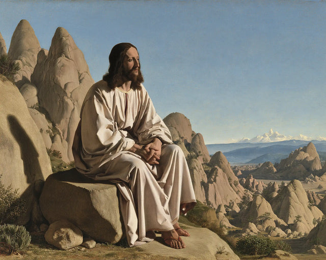 Jesus in the Desert — The Halt Between Two Spires