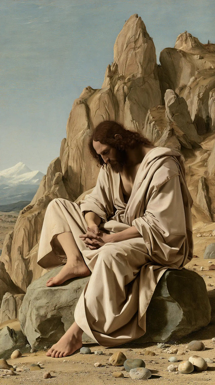 Jesus in the Desert - Florentine Renaissance · Portrait n° 6