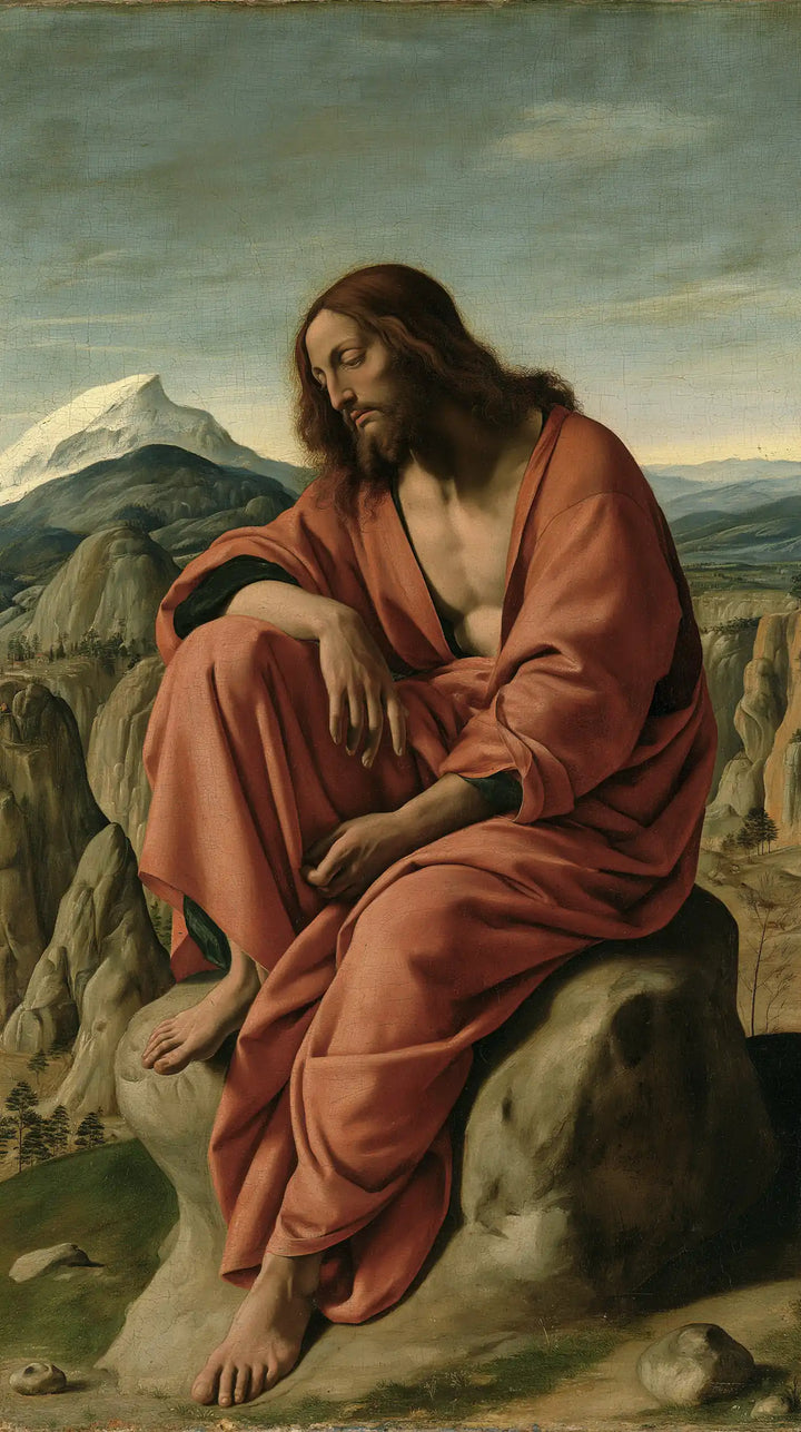 Jesus in the Desert - Florentine Renaissance · Portrait n° 21