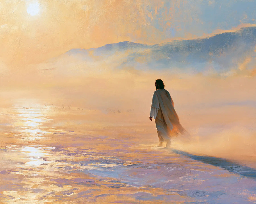 Jesus in the Desert - Impressionist · Landscape n° 4