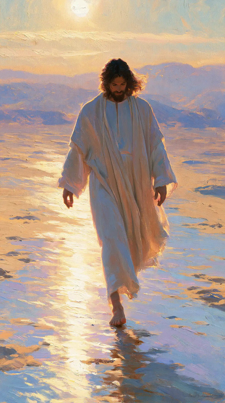 Jesus in the Desert - Impressionist · Portrait n° 15