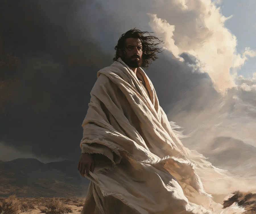 Jesus in the Desert - The Inner Struggle · Landscape n° 1