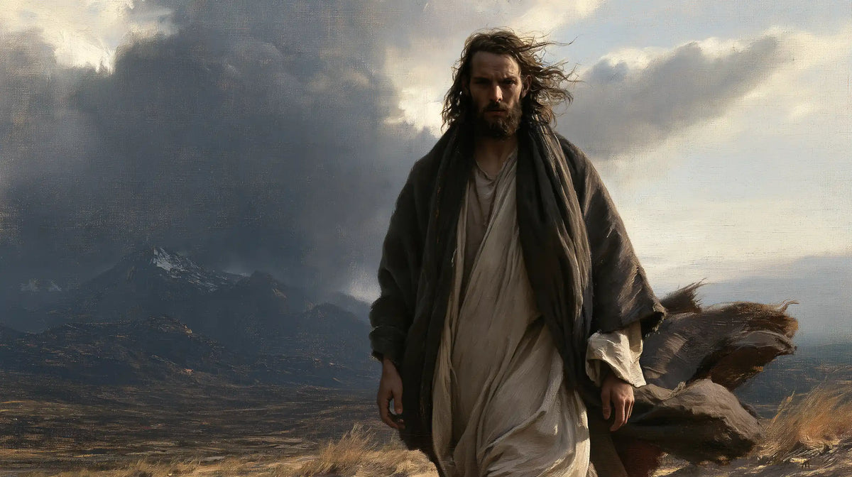 Jesus in the Desert — The Dark Mantle in the Gust