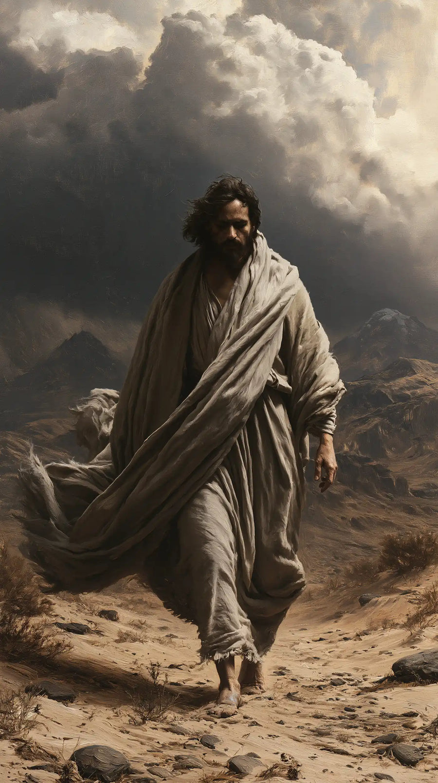 Jesus in the Desert - The Inner Struggle · Portrait n° 4