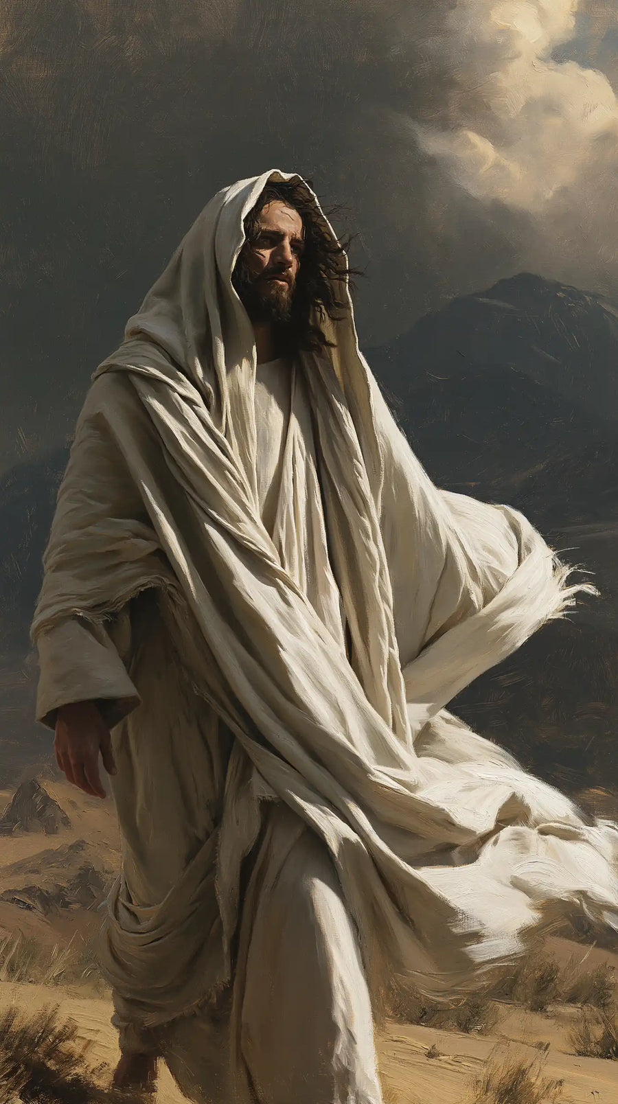 Jesus in the Desert - The Inner Struggle · Portrait n° 11