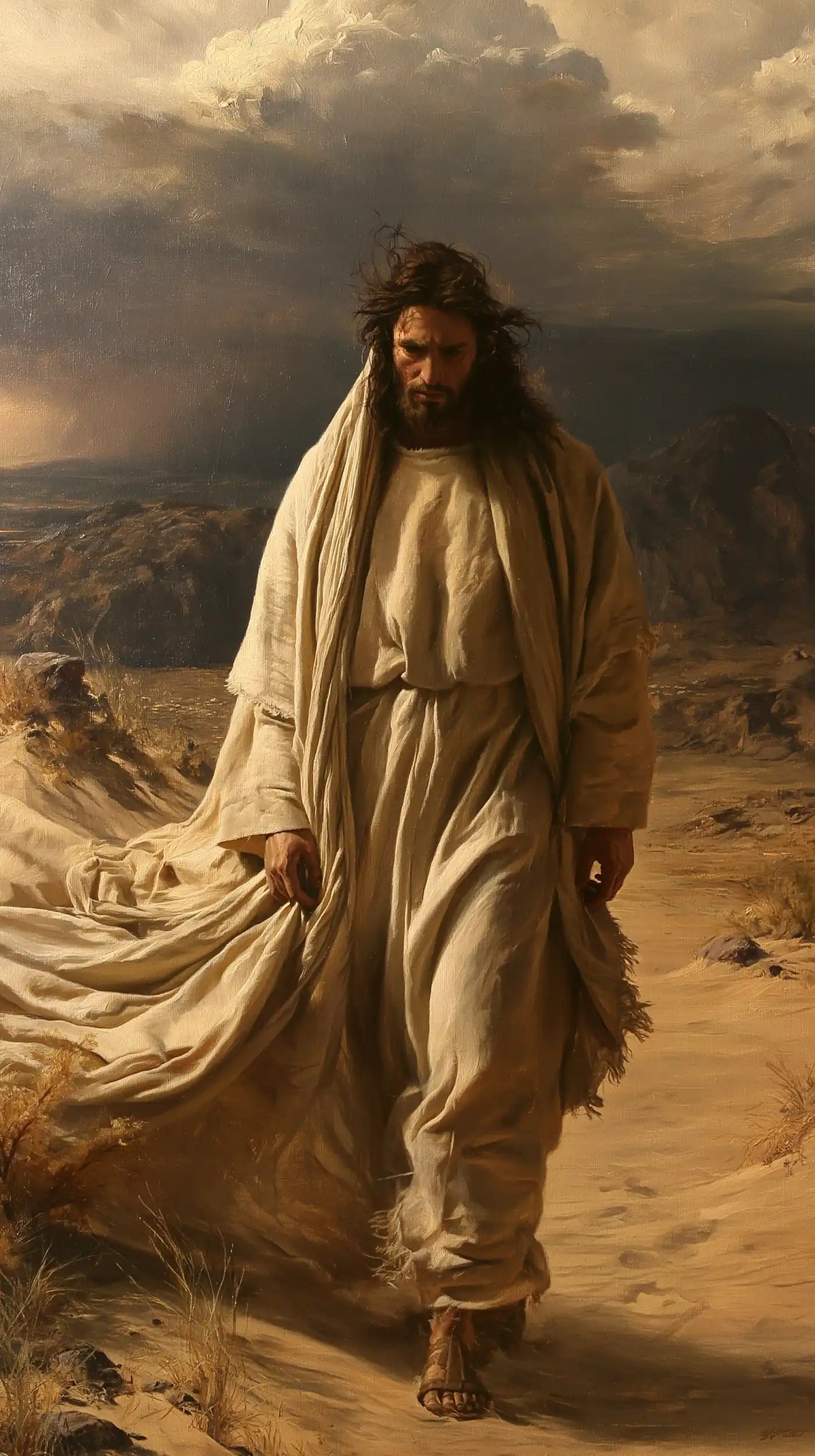 Jesus in the Desert - The Inner Struggle · Portrait n° 13