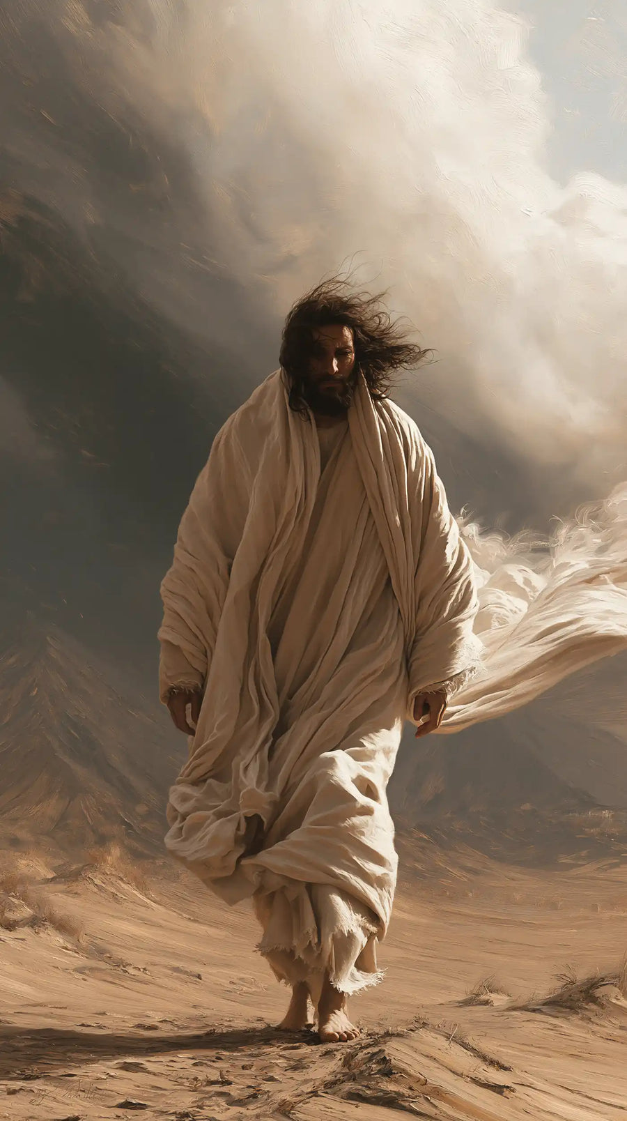 Jesus in the Desert - The Inner Struggle · Portrait n° 19