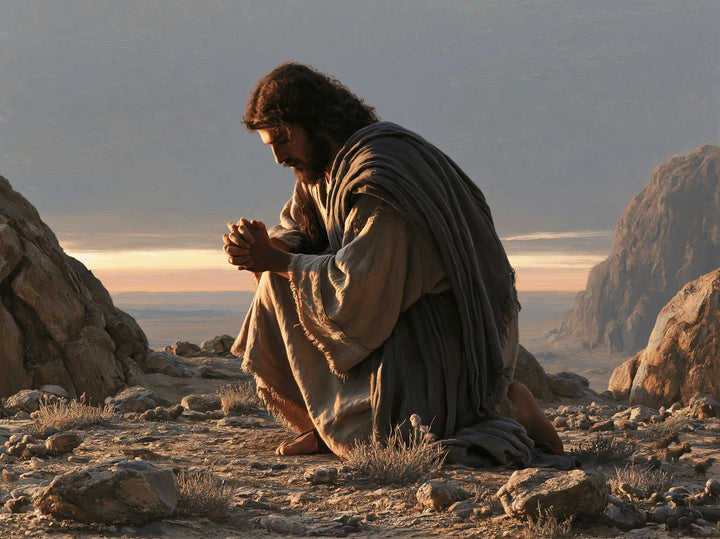 Jesus in the Desert - Jesus in Prayer · Landscape n° 12