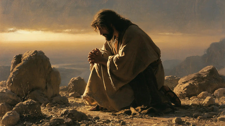 Jesus in the Desert - Jesus in Prayer · Landscape n° 18