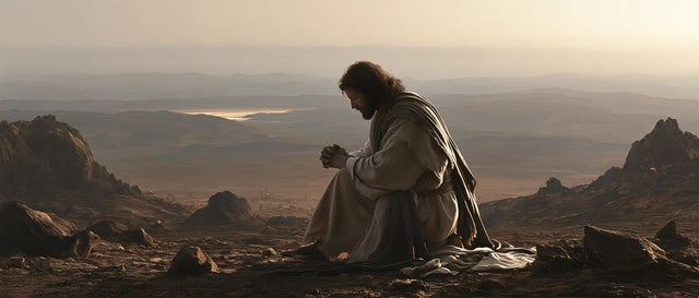 Jesus in the Desert - Jesus in Prayer · Landscape n° 26