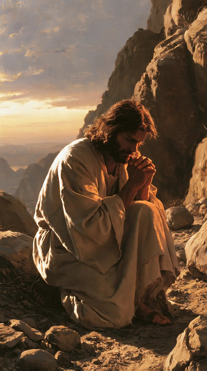Jesus in the Desert - Jesus in Prayer · Portrait n° 24