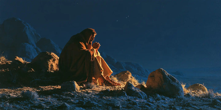 Jesus in the Desert — The Little Vigil in the Blue Immensity