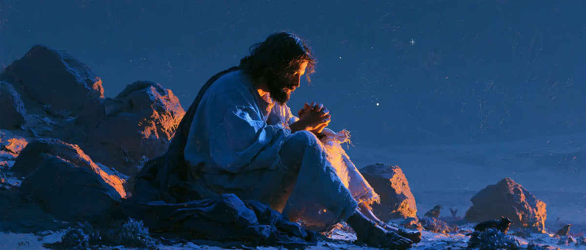 Jesus in the Desert — Contemplation beside the Rosy Rocks