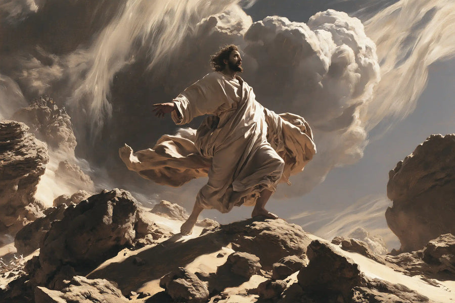 Jesus in the Desert - Theatrical Baroque · Landscape n° 13