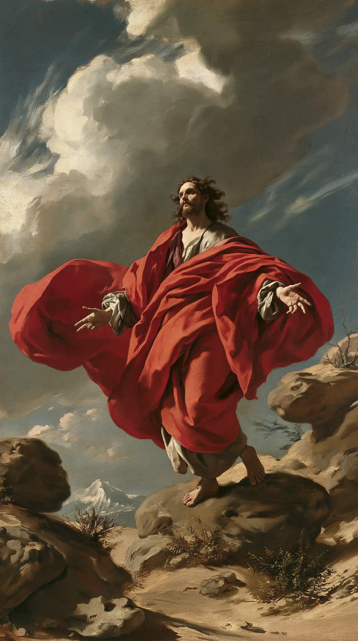 Jesus in the Desert — The Red Circle around the Pale Step