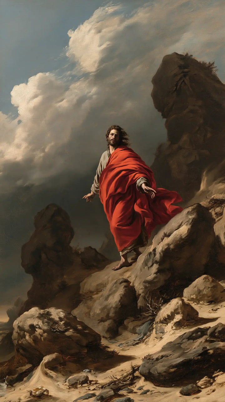 Jesus in the Desert - Theatrical Baroque · Portrait n° 12