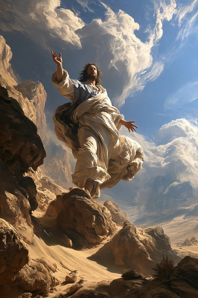 Jesus in the Desert - Theatrical Baroque · Portrait n° 29