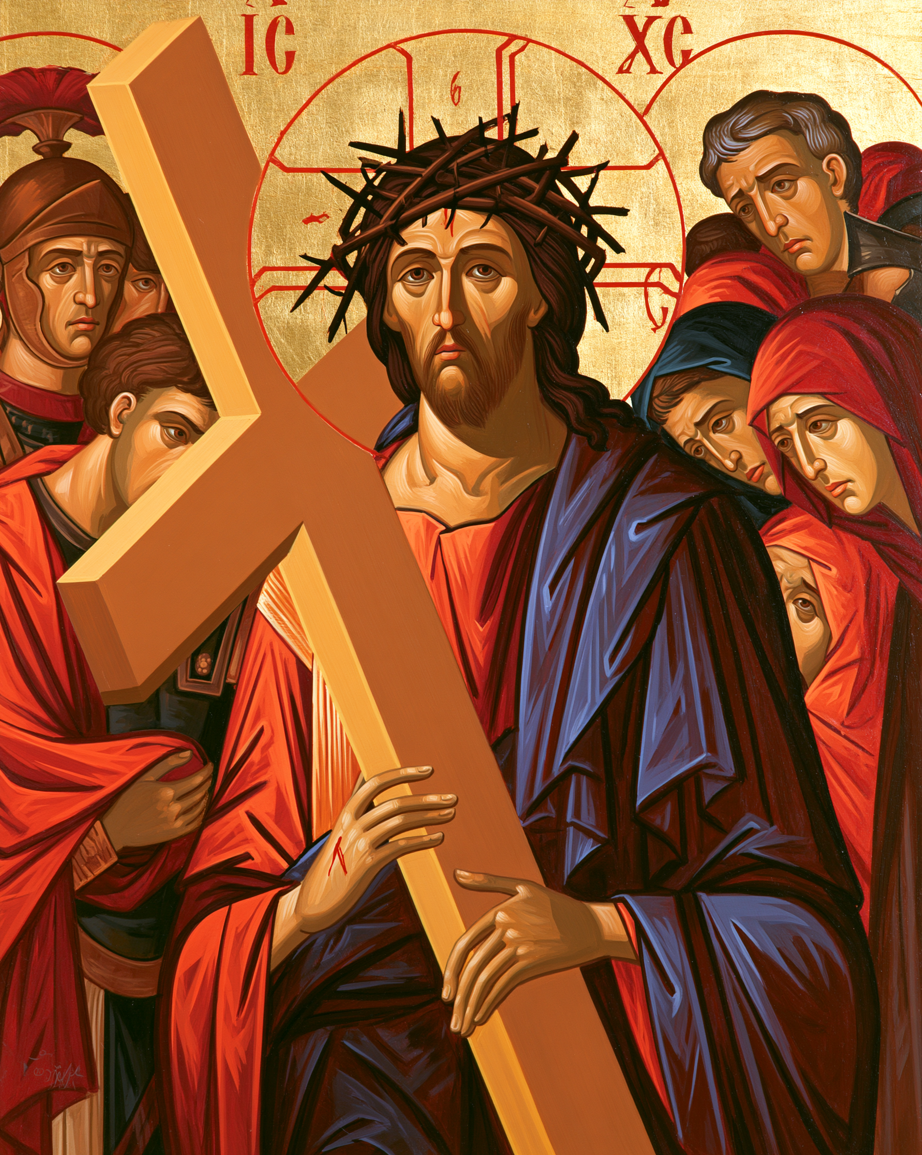 The Stations of the Cross - Contemporary Byzantine · Portrait n° 4