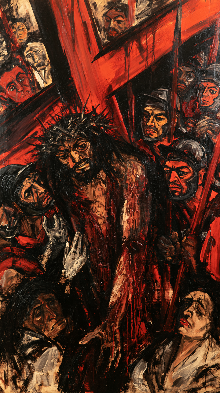 Droga krzyżowa - ekspresjonista · Portret nr 8