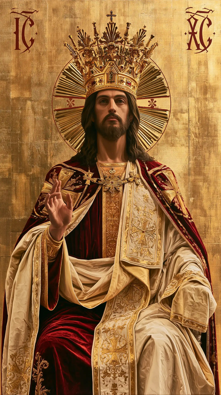 Jesus the King - Contemporary Byzantine · Portrait n° 2