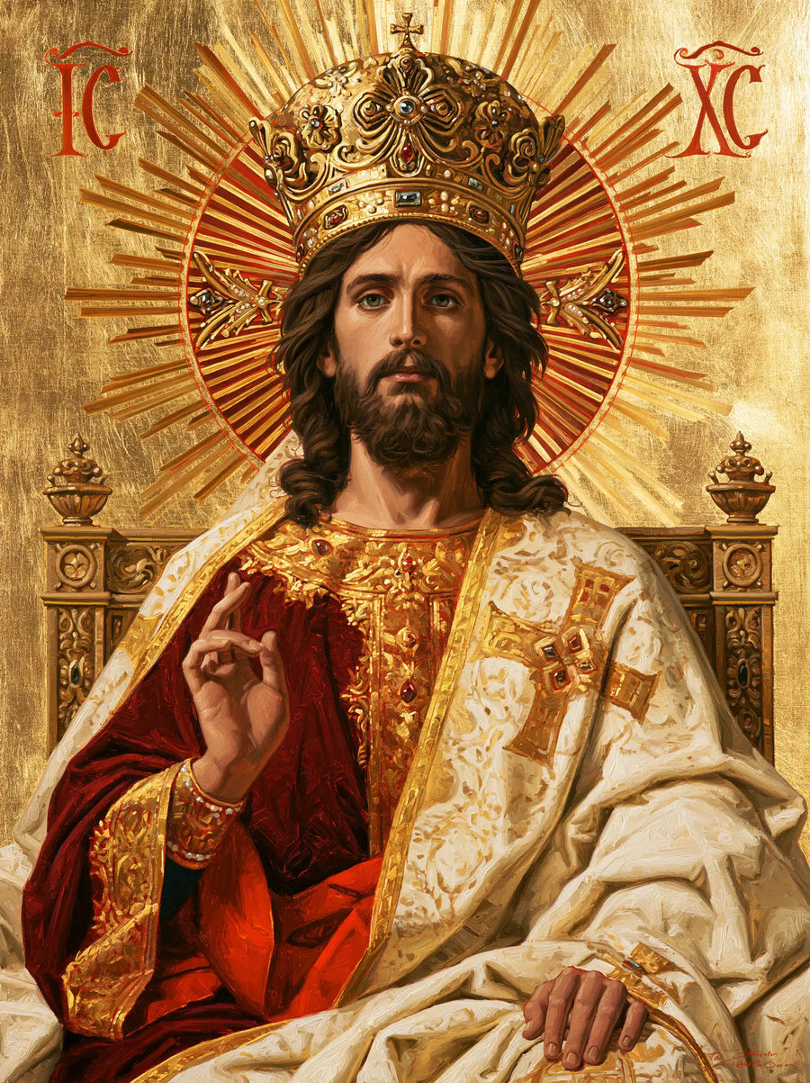 Jesus the King - Contemporary Byzantine · Portrait n° 15