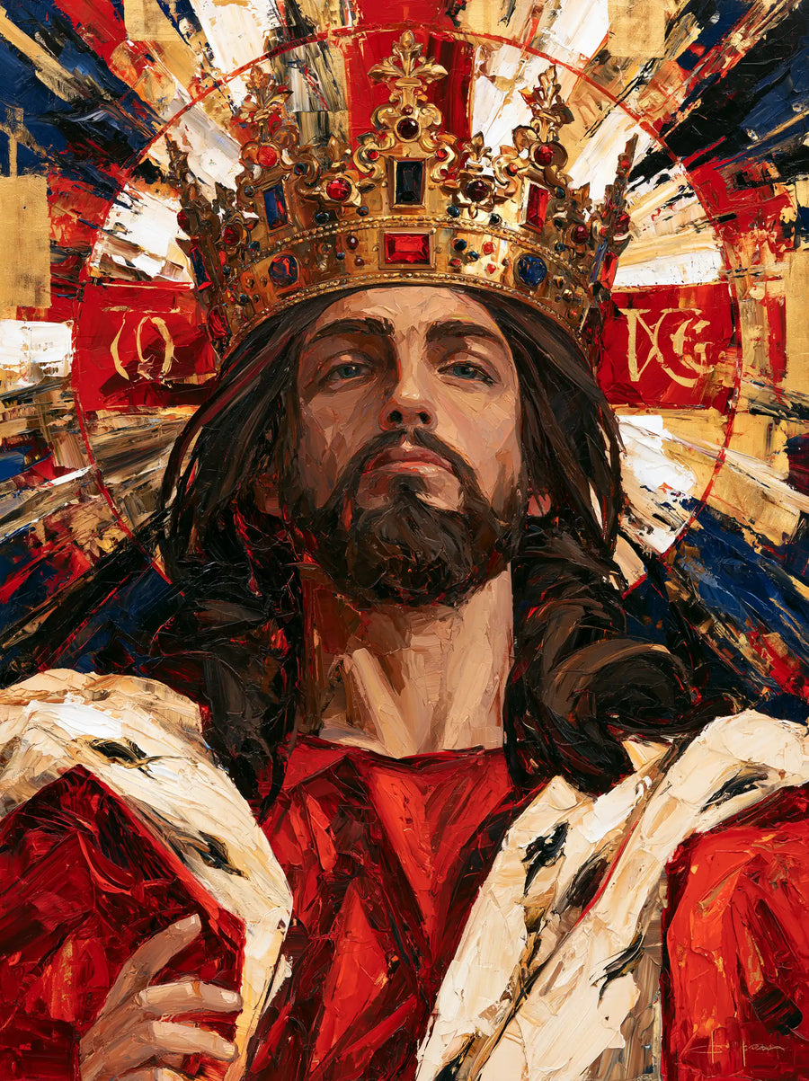 Jesus the King - Expressionist · Portrait n° 11