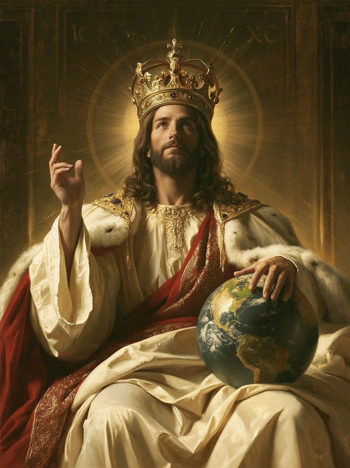 Jesus the King - The Globe of the World · Portrait n° 10