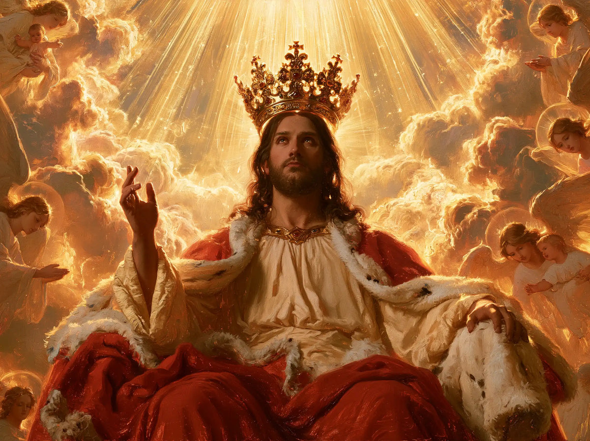 Jesus the King — The Face in Ardent Light