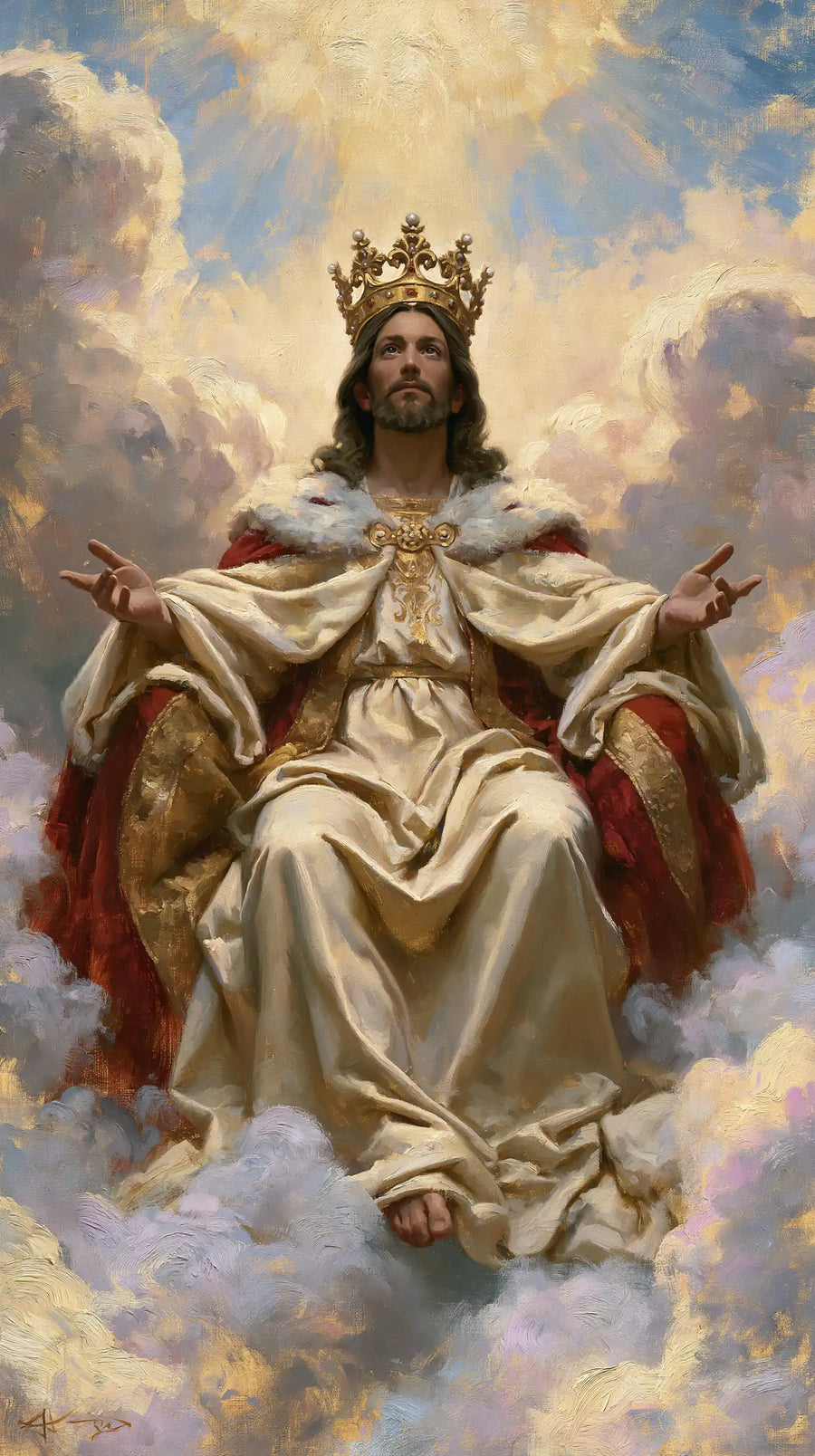 Jesus the King - Impressionist · Portrait n° 1