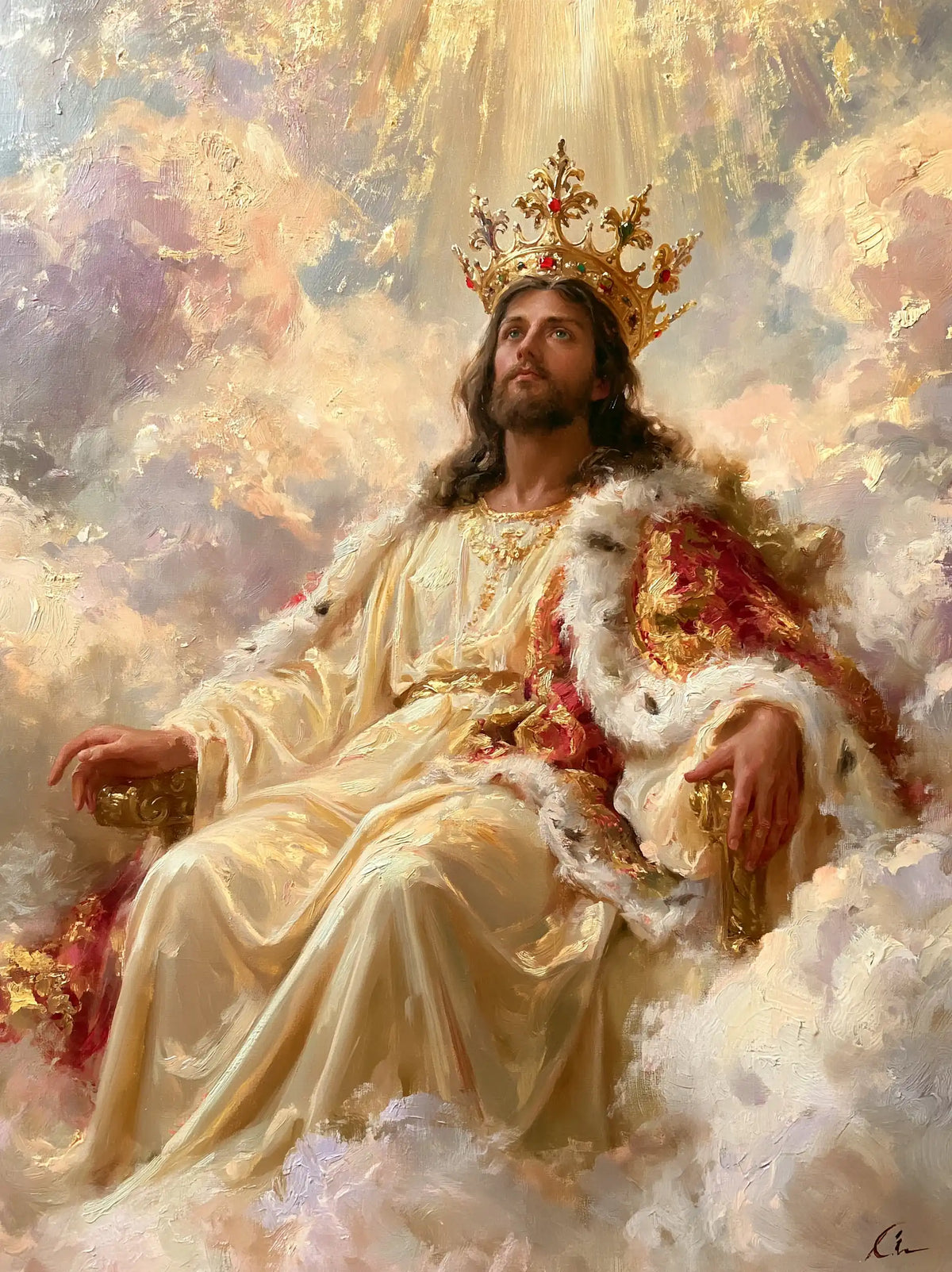Jesus the King - Impressionist · Portrait n° 13